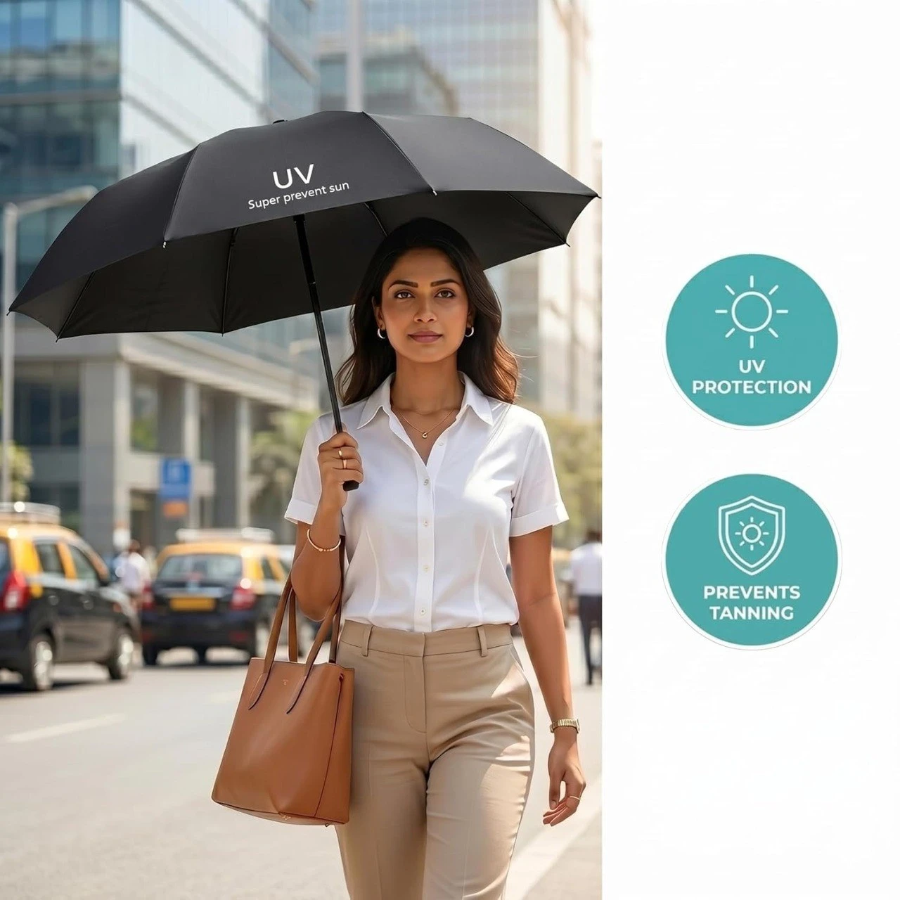 UV Auto Umbrella (Black)
